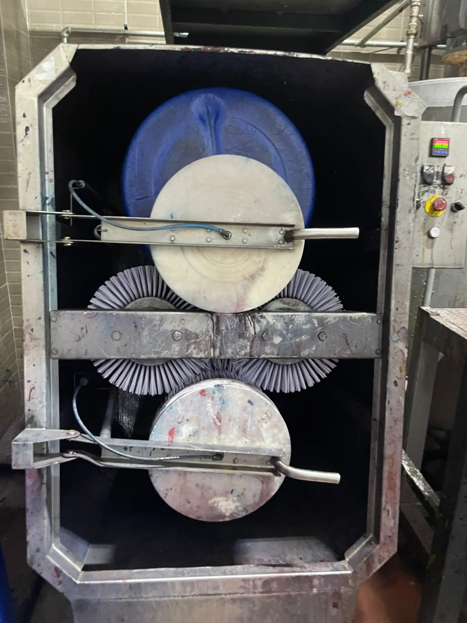 Dye Kitchen Drum Barrel Washing Machine 304 Stainless Steel 2 Years  Warranty