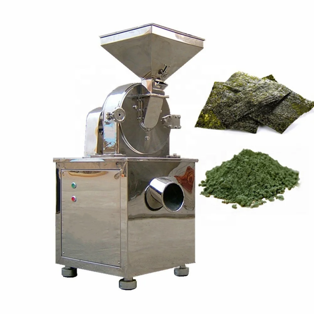 Wanda Dry Seaweed Oat Carob Pod Rice Powder Pin Mill Grinding Machine With Factory Price