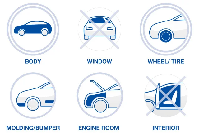 car polish SCRATCH CUT (2) 150ml set compound for paint surface by SENSHA