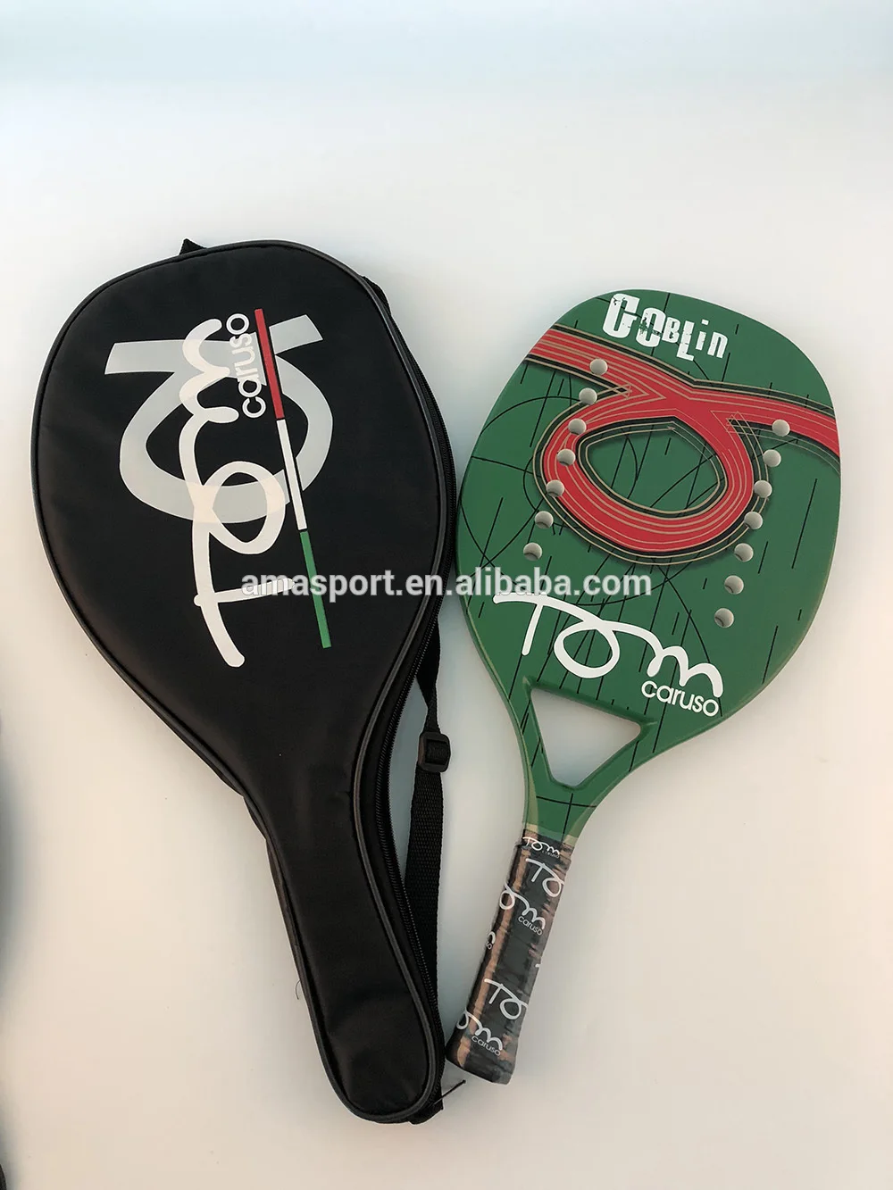 
Beach Tennis Rackets Custom Carbon glass Beach Paddle/Padel Racket with your logos and color combinations 