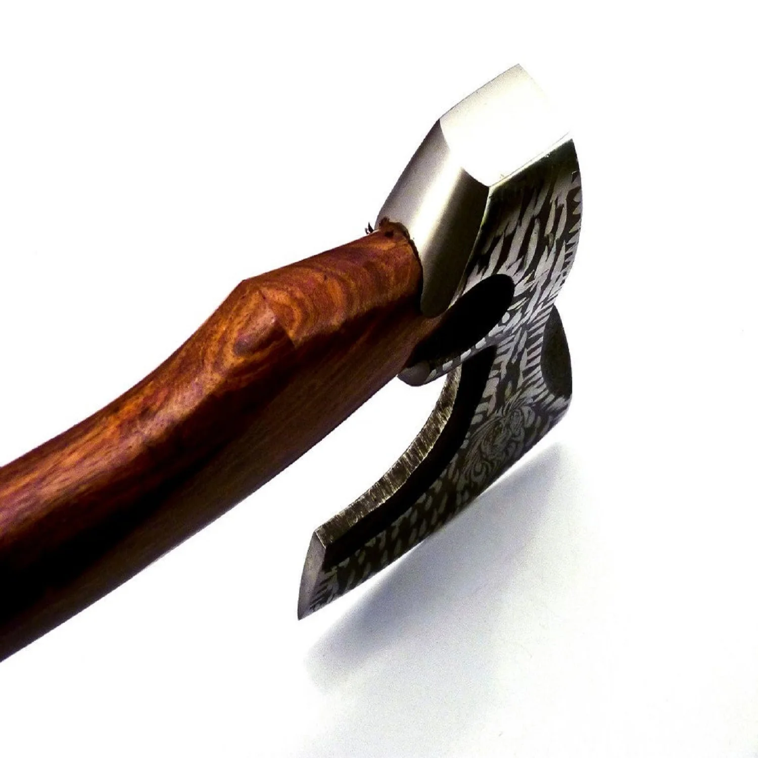 Топор Ручной работы из углеродистой стали в стиле викингов, топор для кемпинга, высококачественный Тактический топор, топор с кожаным чехлом AX-26