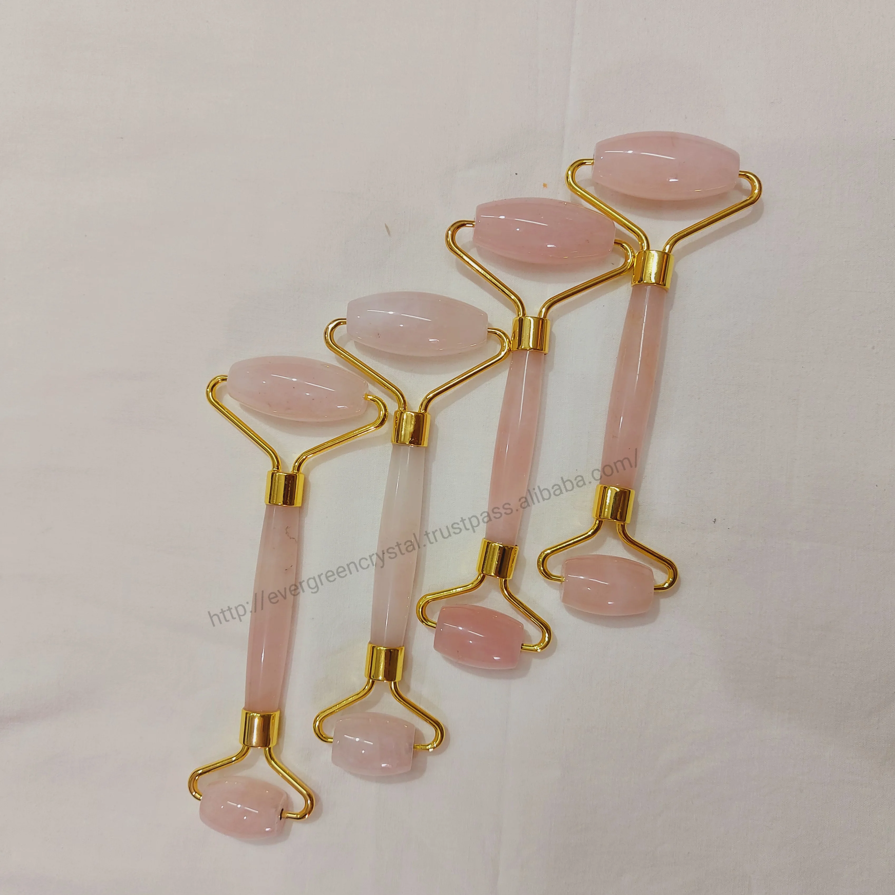 Розовый кварц нефритовый ролик Лучшая цена розовый gua sha косметический массаж лица для