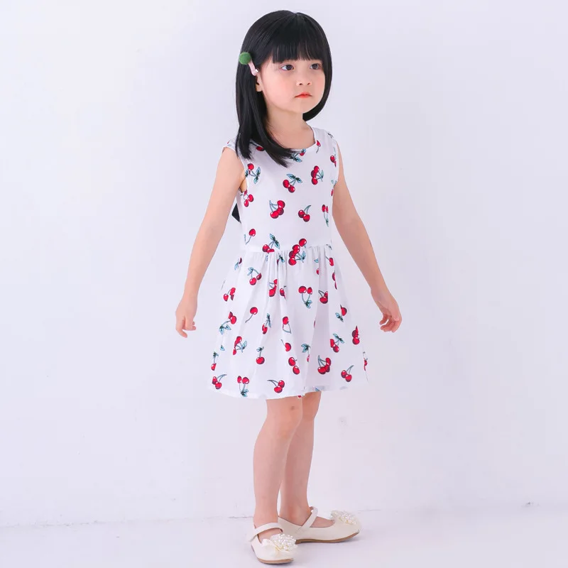 toddler lovely summer sleeveless princess party dress baby gril wedding princess pridesmaid dress
