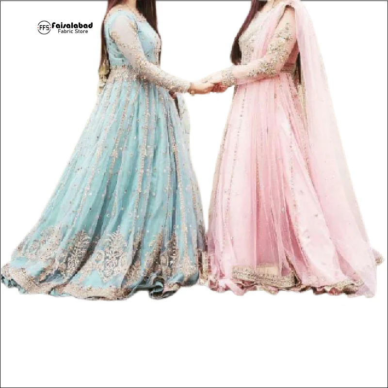 
 Готовая полная вышитая сетчатая одежда, пакистанские и индийские дизайнерские костюмы для вечеринок с шелковыми брюками для женщин  