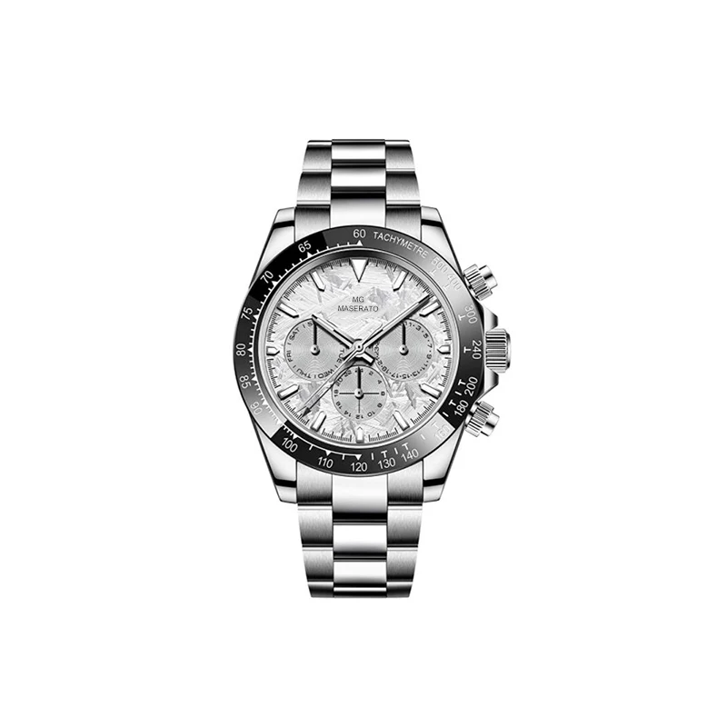 Мужские Роскошные часы от лучшего бренда MG OEM из нержавеющей стали мужские производителя 2021 Кварцевые Спортивные Повседневные кварцевые