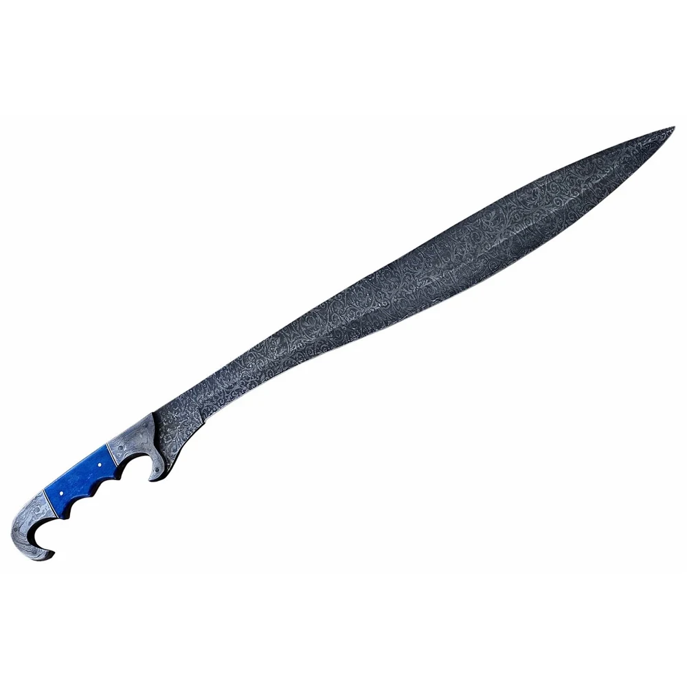 Best Quality Custom Handmade Fixed Blade Sword Hand Made Carbon Damascus Steel Swords In Cheap Price