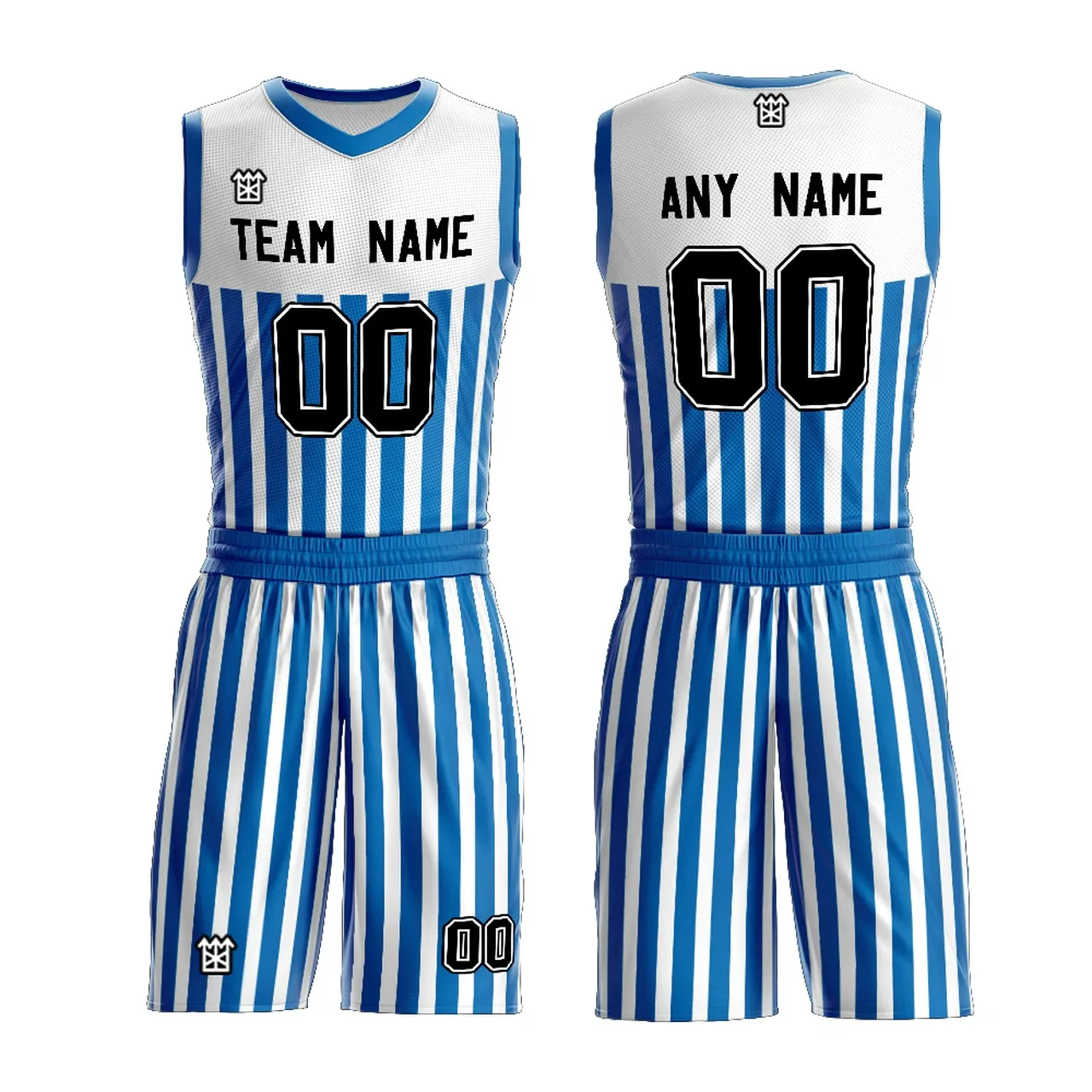 
Custom Team Sublimation Striped Basketball Uniform Design Youth Training Jersey Wear For Local Basketball Team 