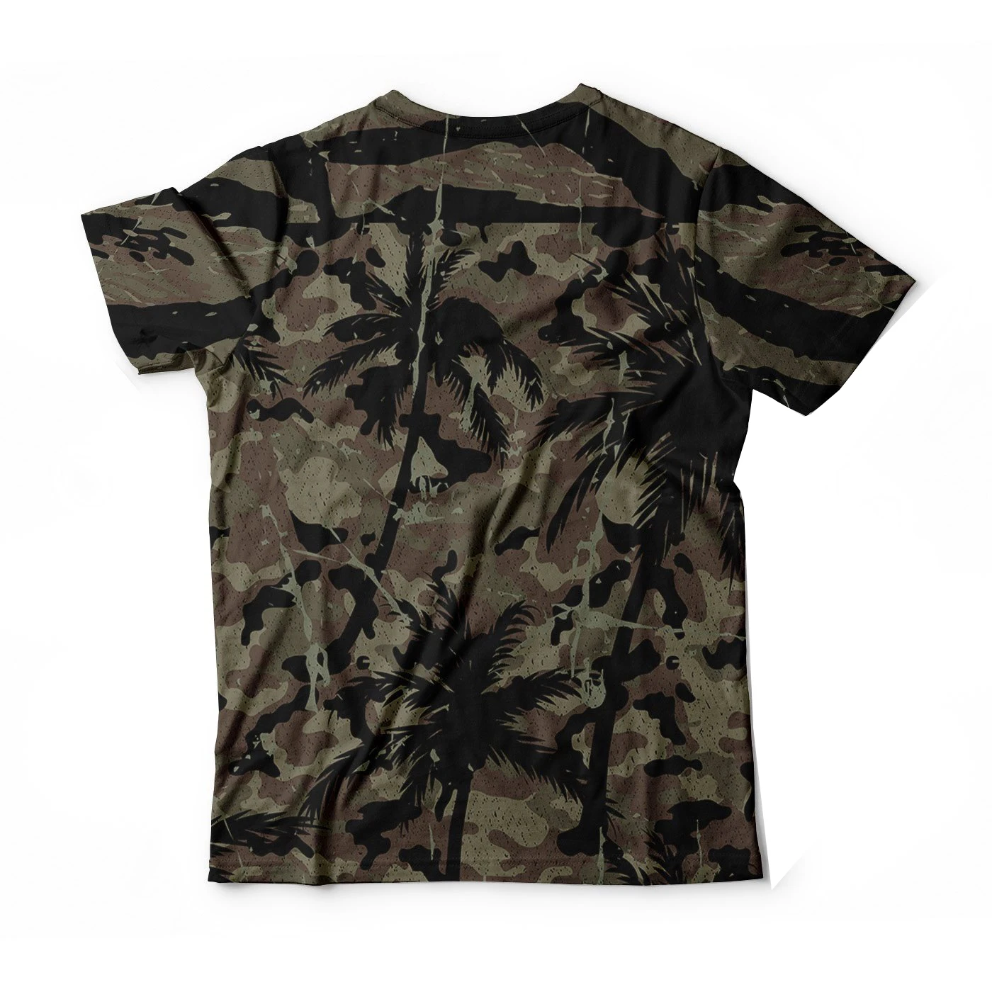 Wholesale Custom Made Custom Floral  Printed Men Casual T-Shirts Men Plaid Patchwork Style Gym Sports T-Shirts