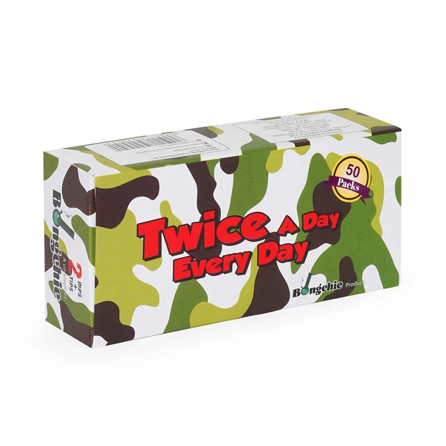 Twice a Day Everyday King size rolling smoking paper in best quality 100%  with best quantity with wood pulp paper