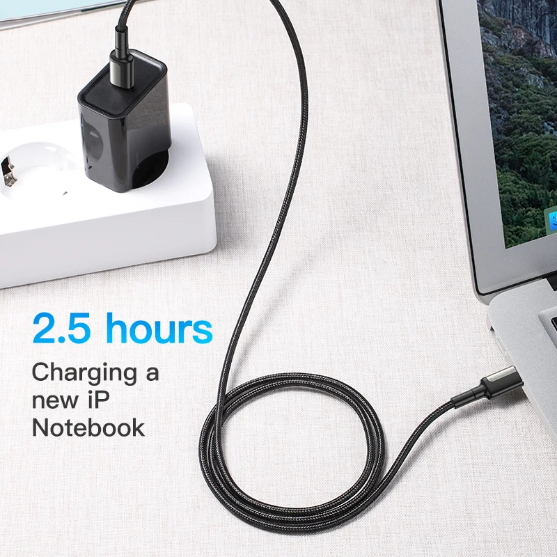 2022 New type c to type c pd 65W charging usb cable braided mobile phone fast charging usb charger cable