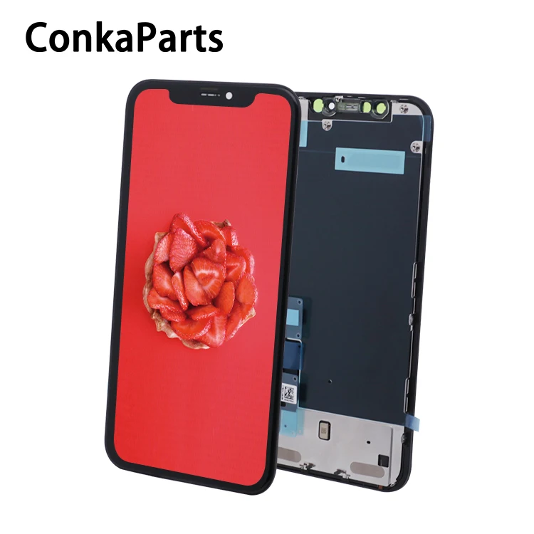 ConkaParts Cell Phone Replacement Parts FOG Incell Lcd Display Screen Assembly For iPhone XR Screen Replacement Back