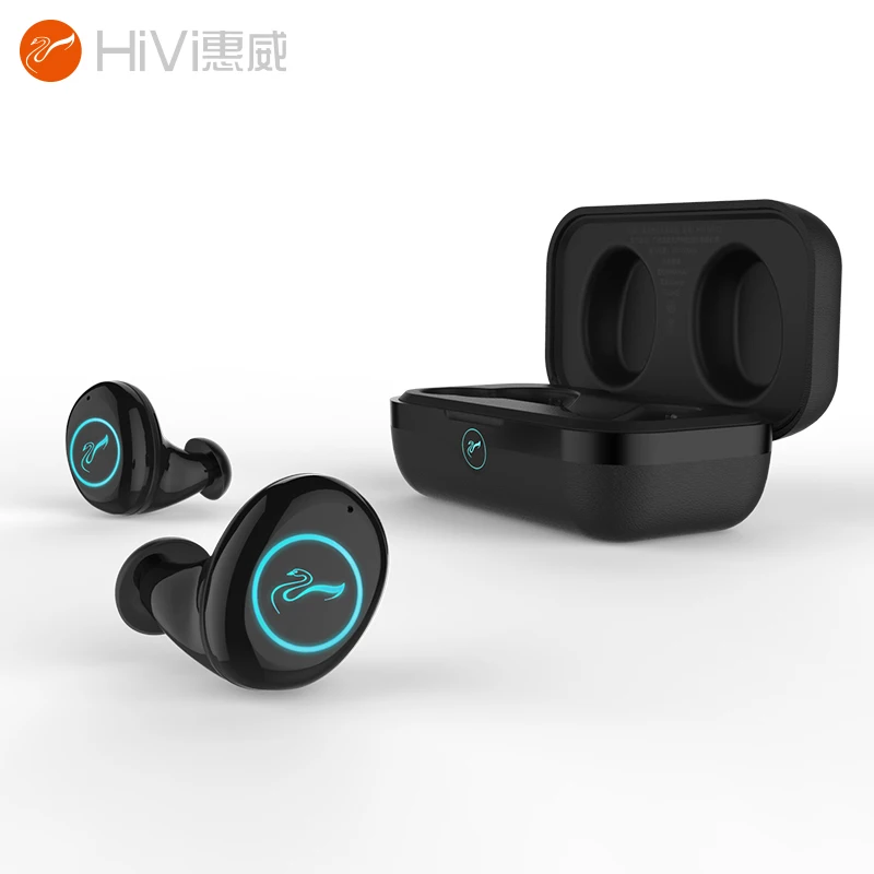 Hi-Fi AW-71S ANC Dual driver Blue tooth headset wireless  with charging TWS earbuds