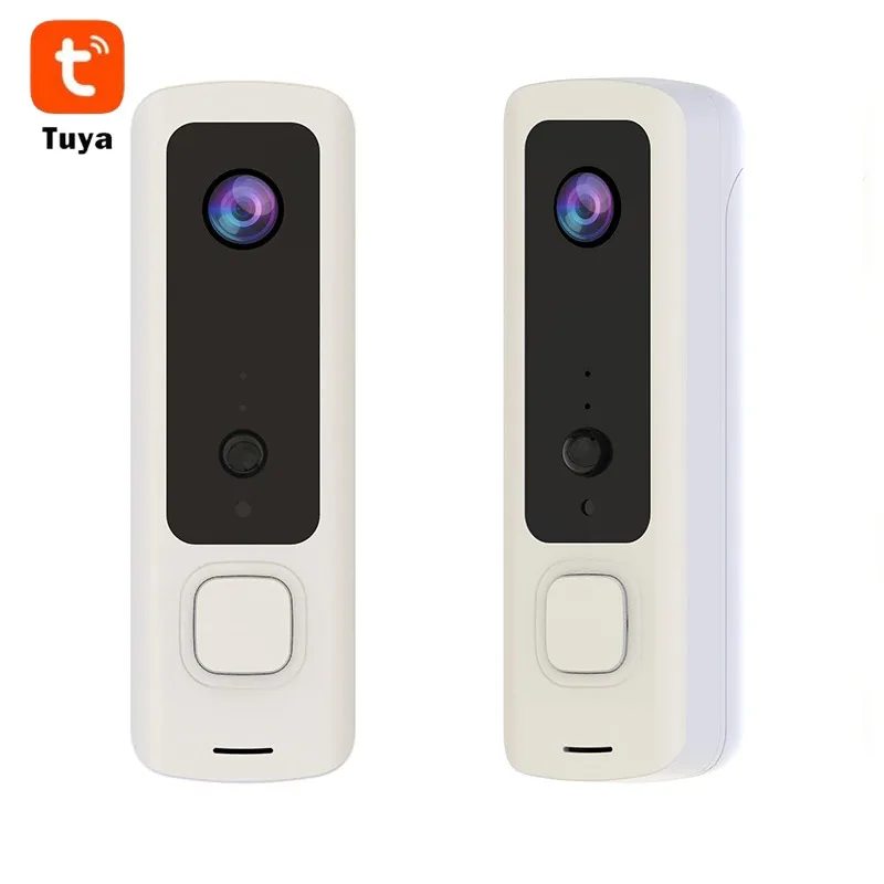 
HD Tuya Doorbell Camera Wifi Wireless Bell infrared night vision Digital Peephole Door Video Eye intercom Home Security Doorbell 