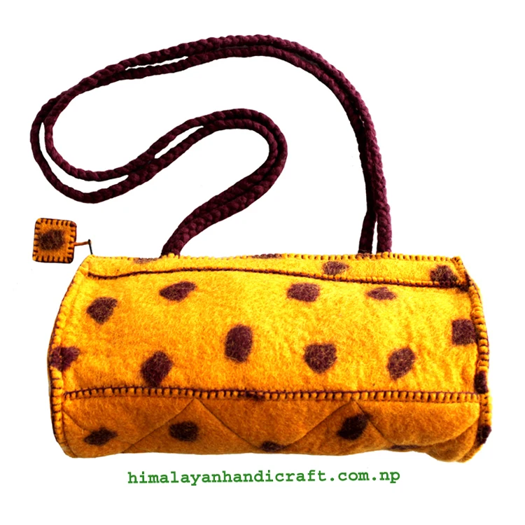 Handmade in Nepal Felt Hand Bags