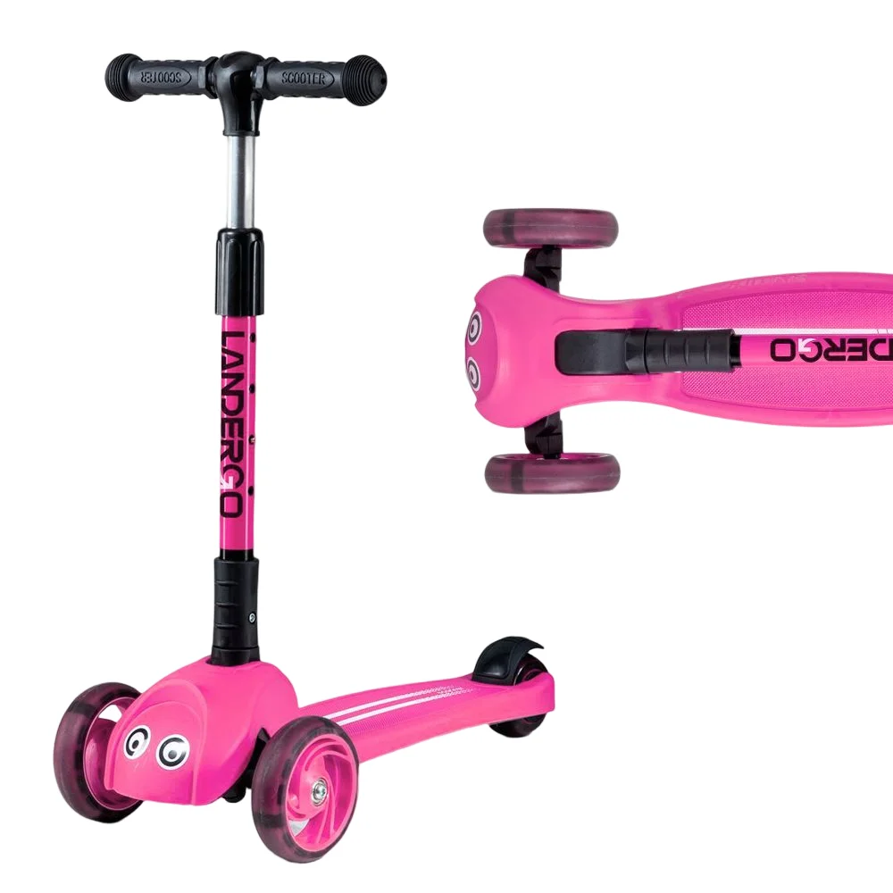 Landergo China Cheap Scooter Wholesale Child Mini Kids Kick Scooter 3 Wheel