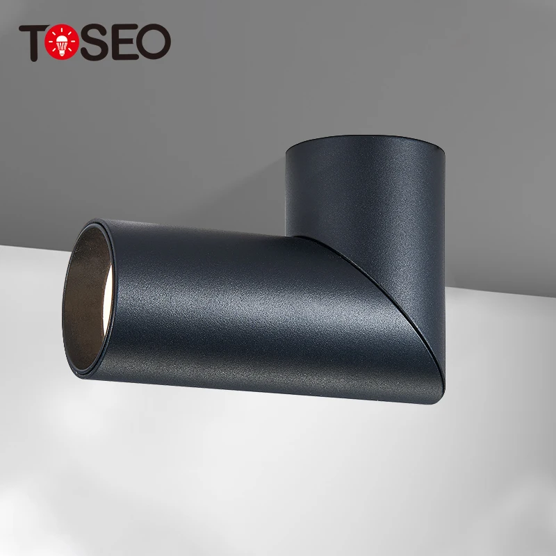 Pure Aluminum Surface Mounted Led Ceiling Light GU10 Spotlights for Home Adjust Spot Light Modern 3W 5W 6W 7W 90 Adjustable 100