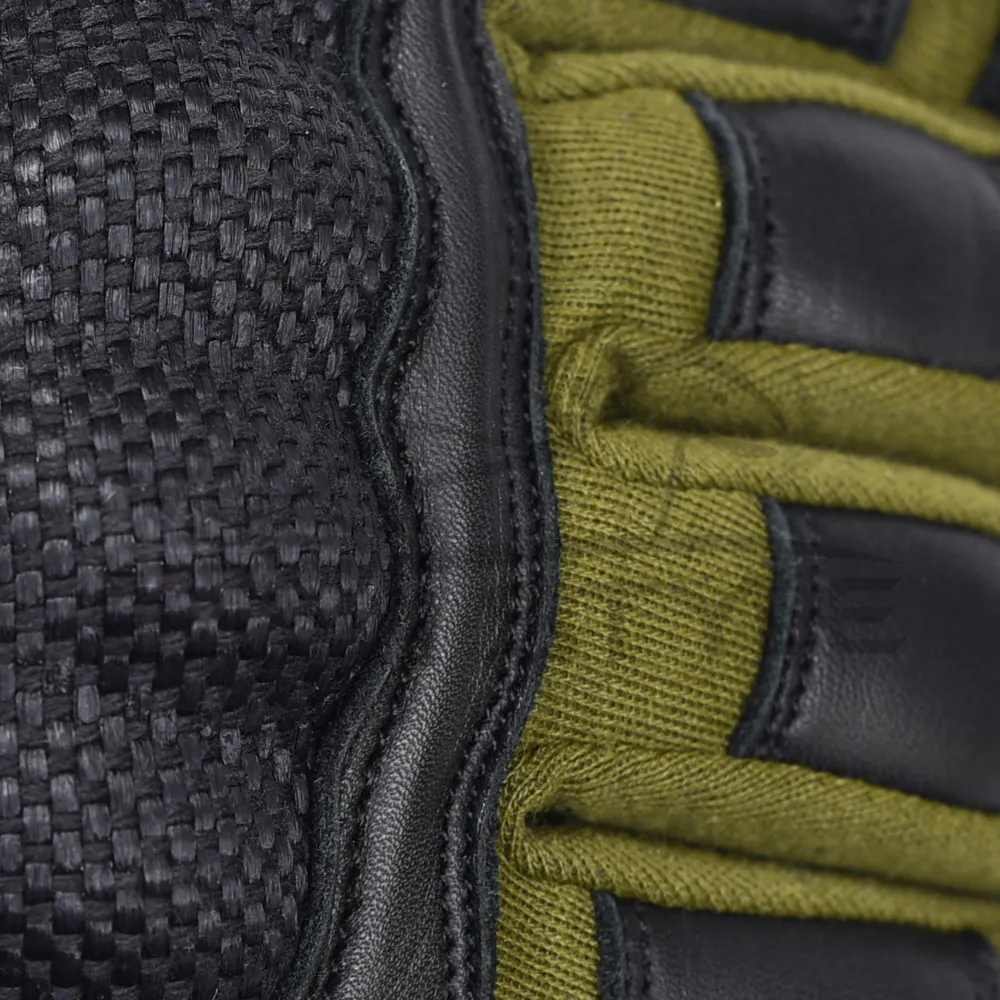 Canbera стрельба из коровьей кожи мотоциклетные перчатки ладони задняя Номекс И Кевлара на кончик пальца цвета: черный зеленый замечательный открытом воздухе армия Лучший Тактические