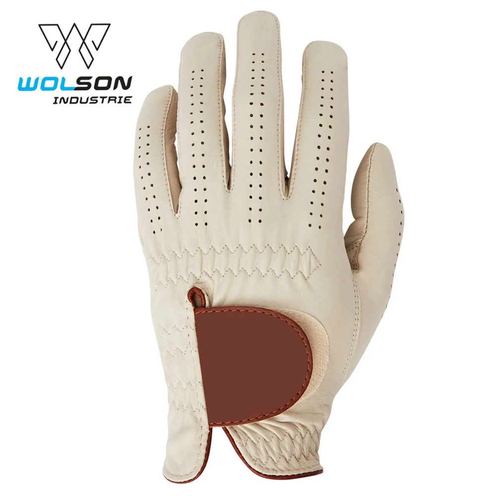 Мужские перчатки для гольфа из мягкой кожи