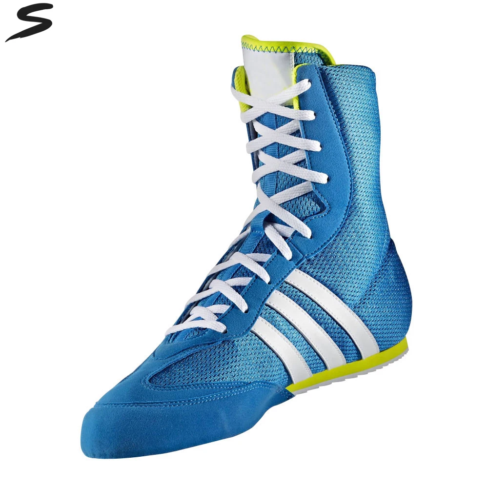 Новый дизайн Профессиональные боксерские ботинки боксерская обувь с высоким берцем для мужчин и женщин