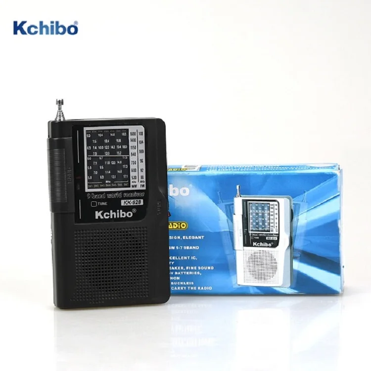 Use 2 AAA batteries all band FM MW SW 9 band radio