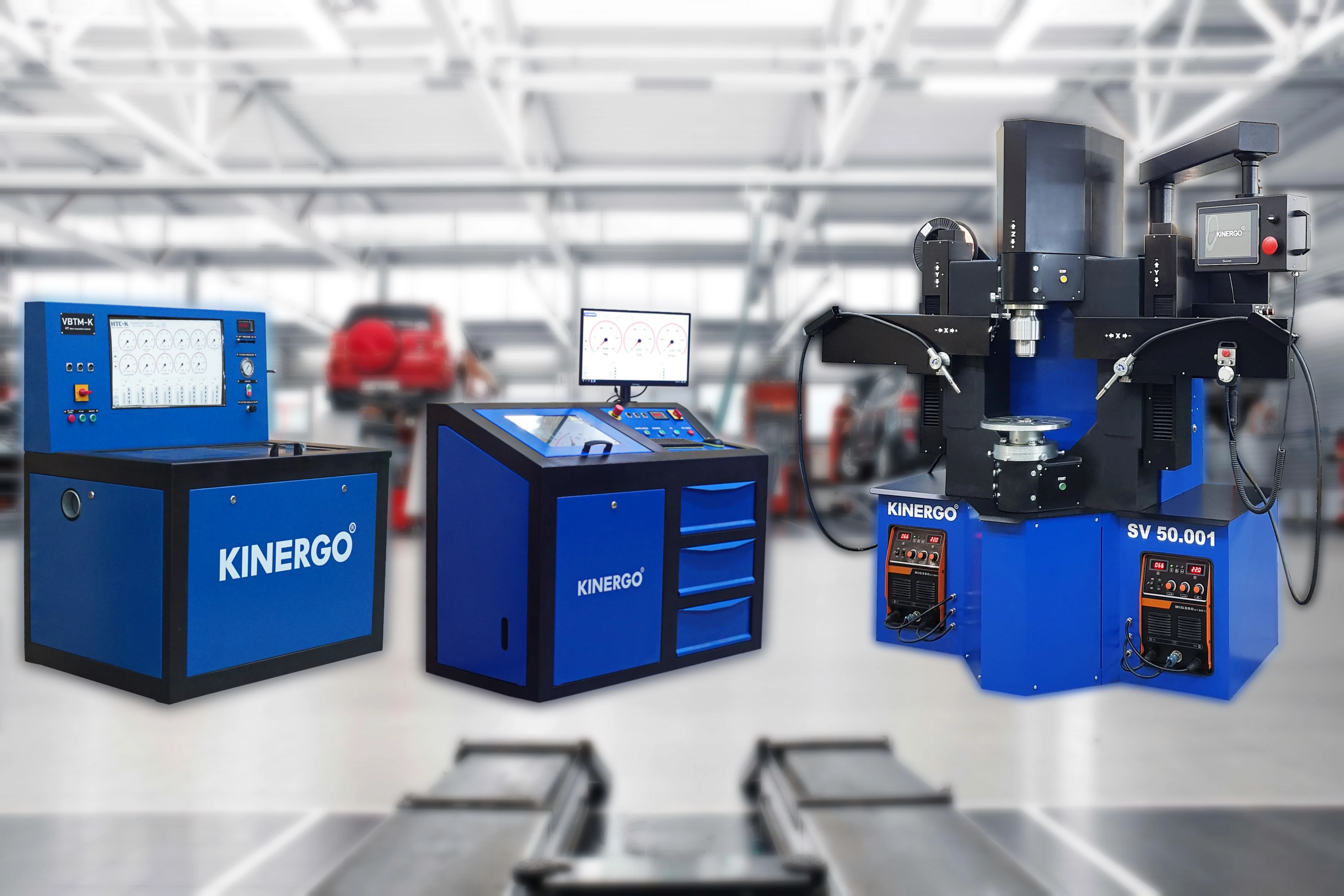 
Torque converter rebuilding line 