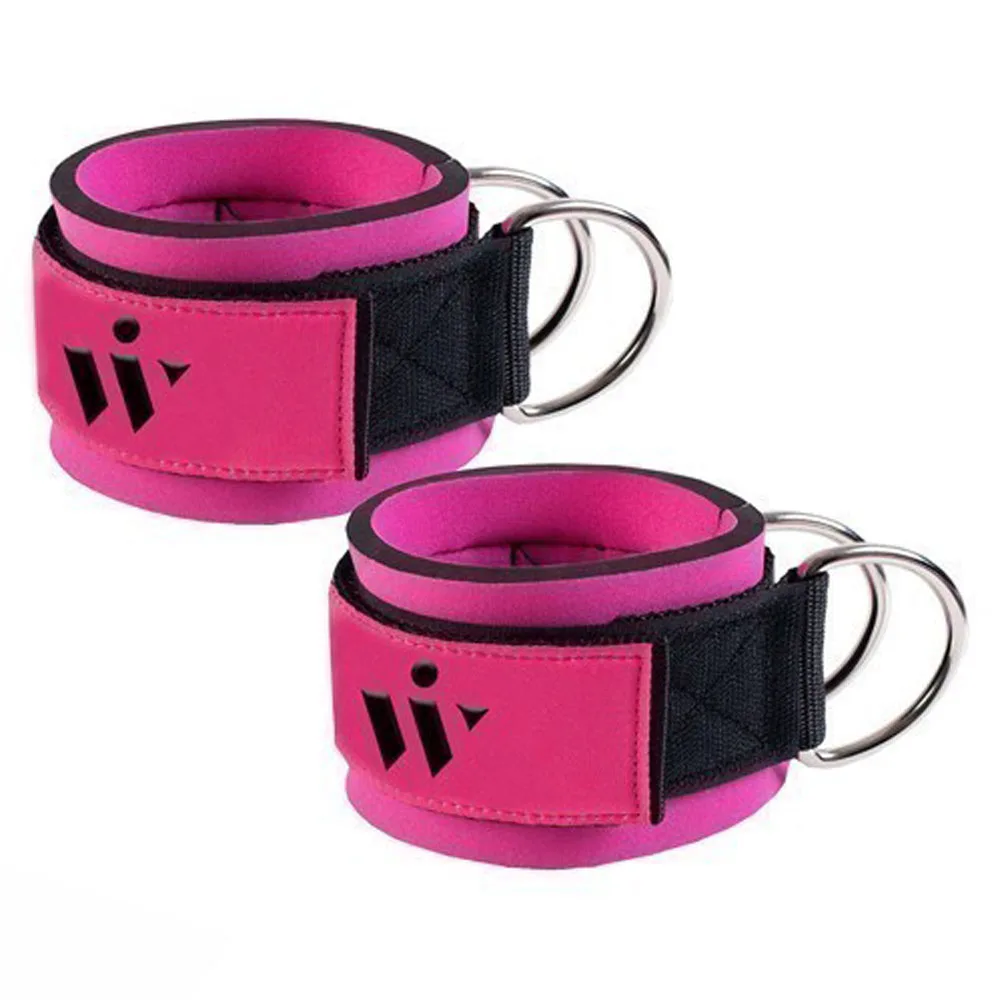Customized Ankle Straps Durable Ankle Straps For Cable Machines Double D-Ring Strap For Fitness Game