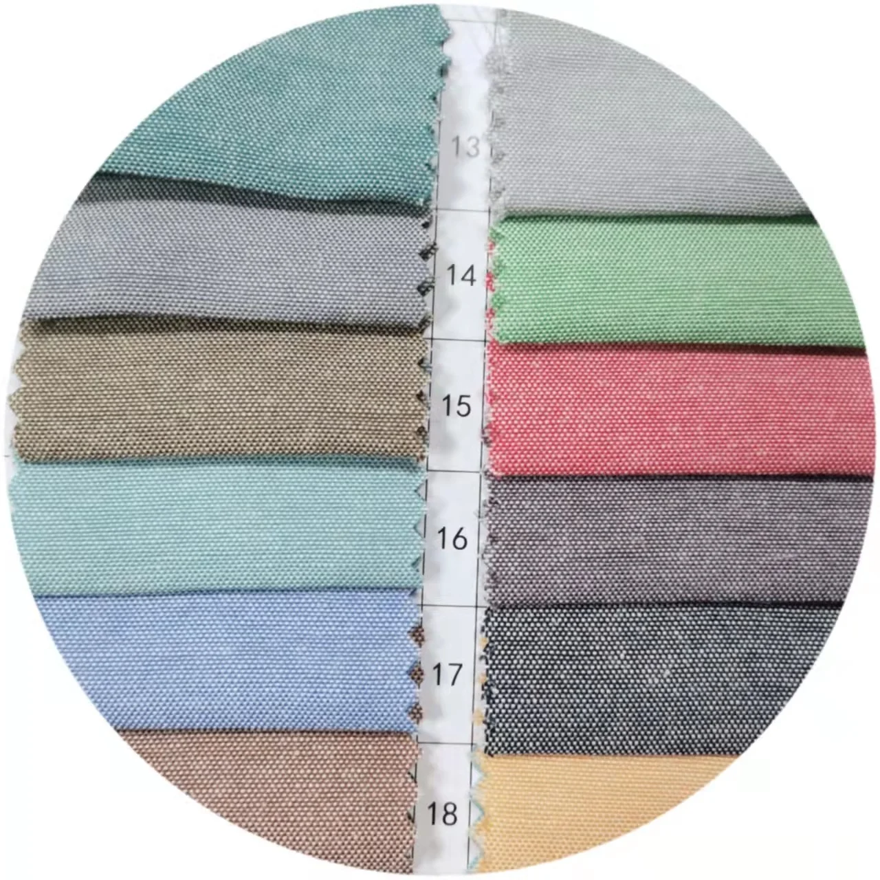 Cheap price woven fabric TC yarn dyed Oxford shirting fabric for men and women formal shirts