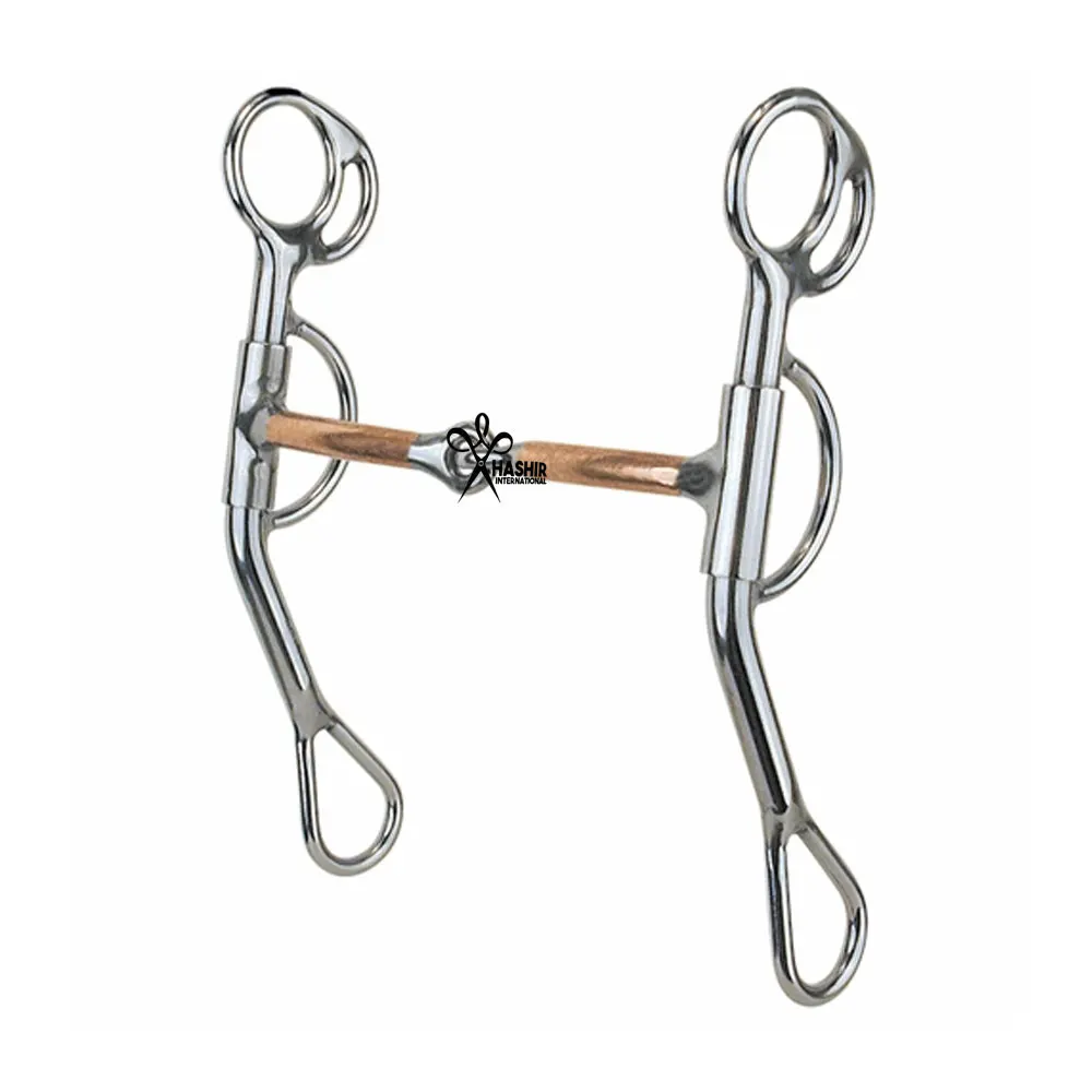 New Style German Steel Horse Equipment O Shaped Horse Bits Colored Bit