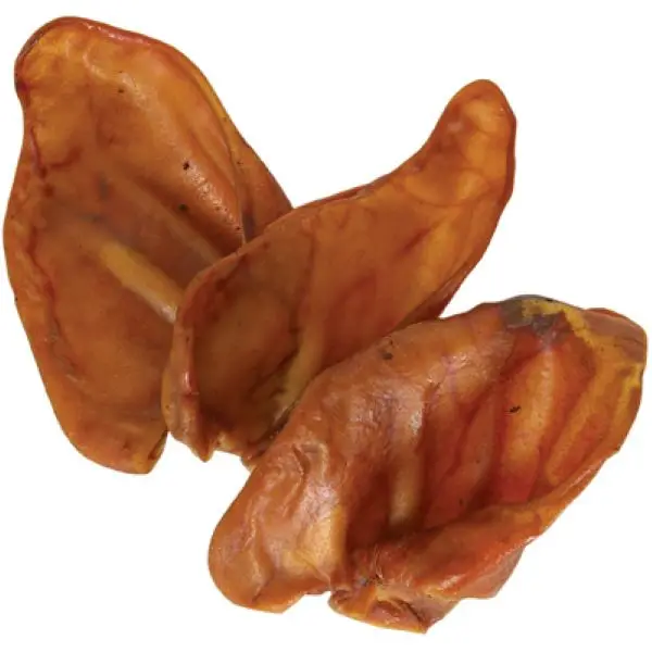 
Quality dog food dental snack real pig ears dried 