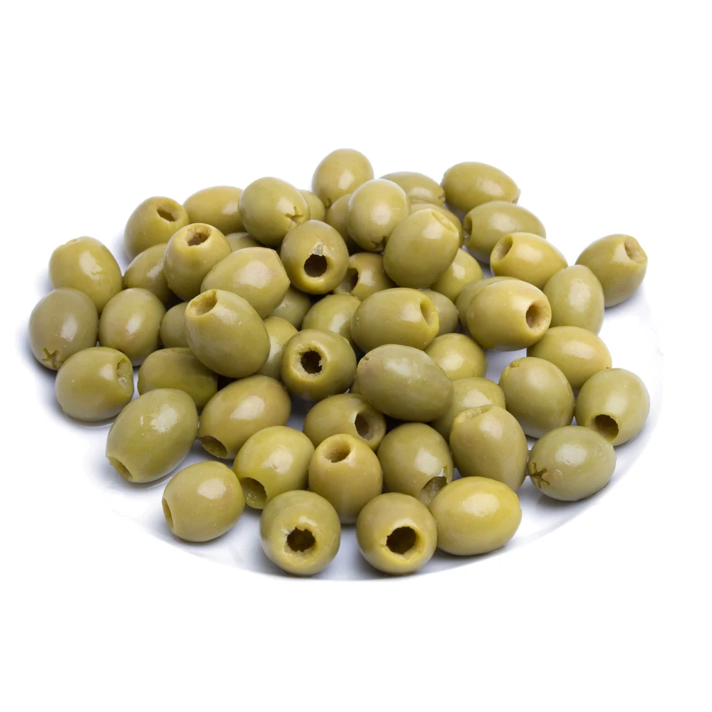 Centrone olives stoneless green pickled in brine
