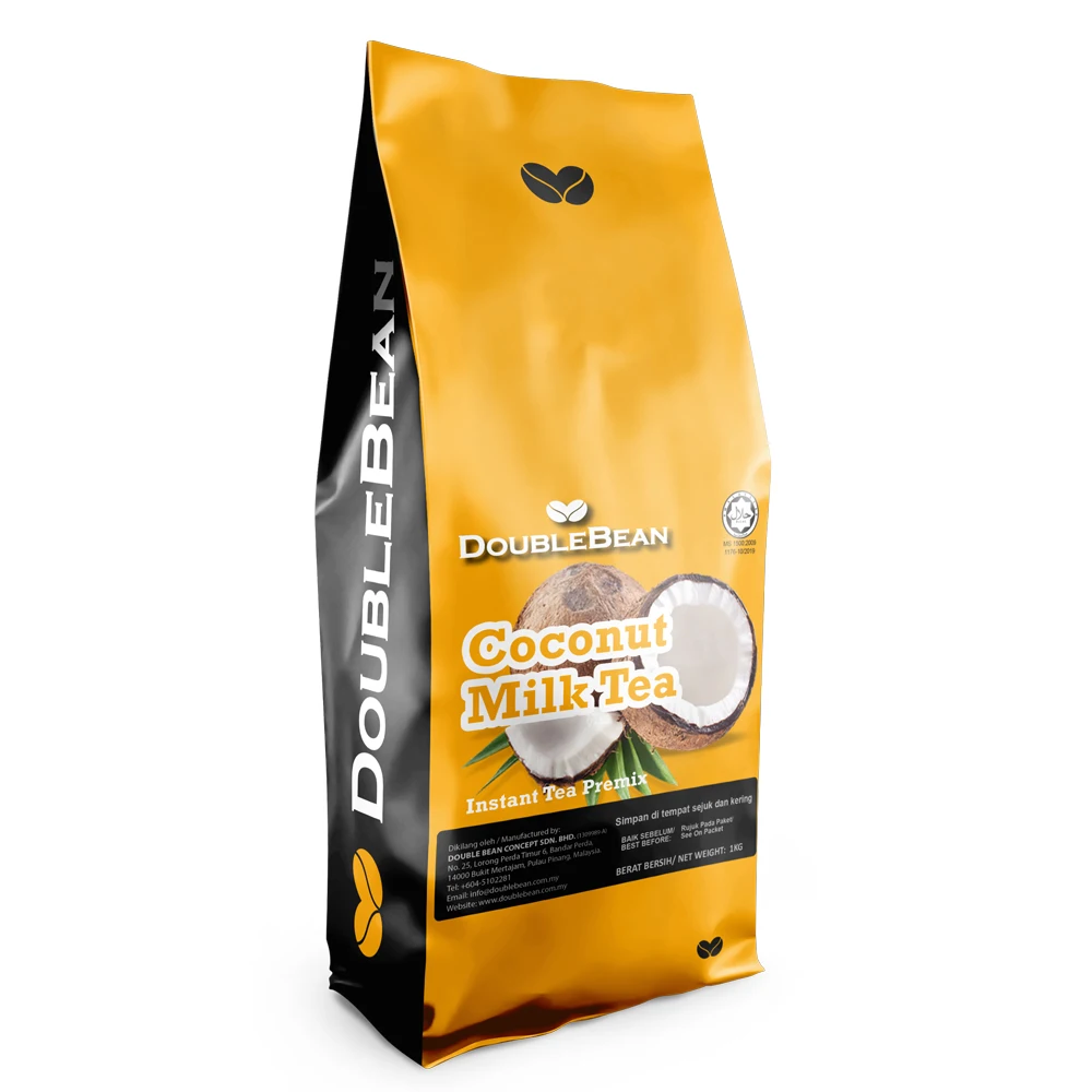 
COCONUT MILK TEA Malaysia Coconut Soluble Milk Tea Powder Mix 