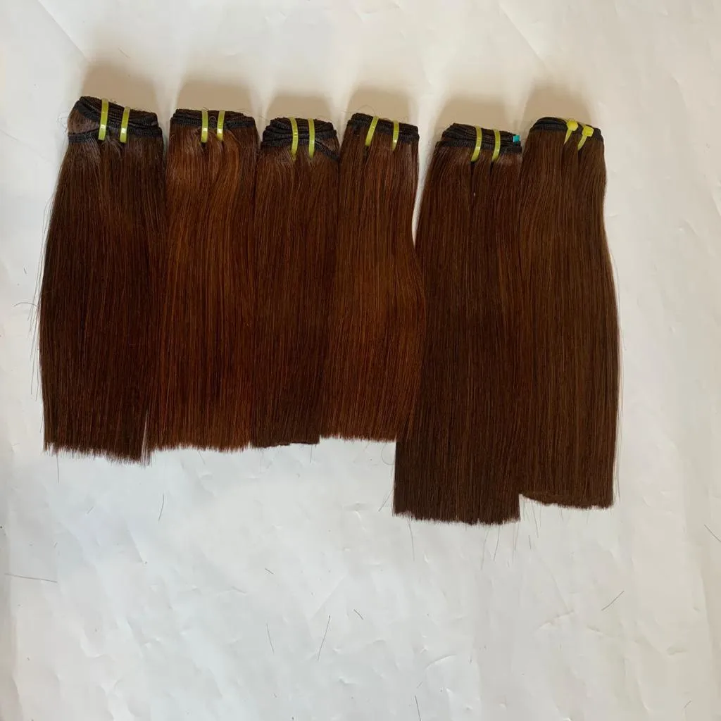 
Double drawn colored ombre best quality bone straight 100% humnan hair no tanged no nit Livihair company in Vietnam 