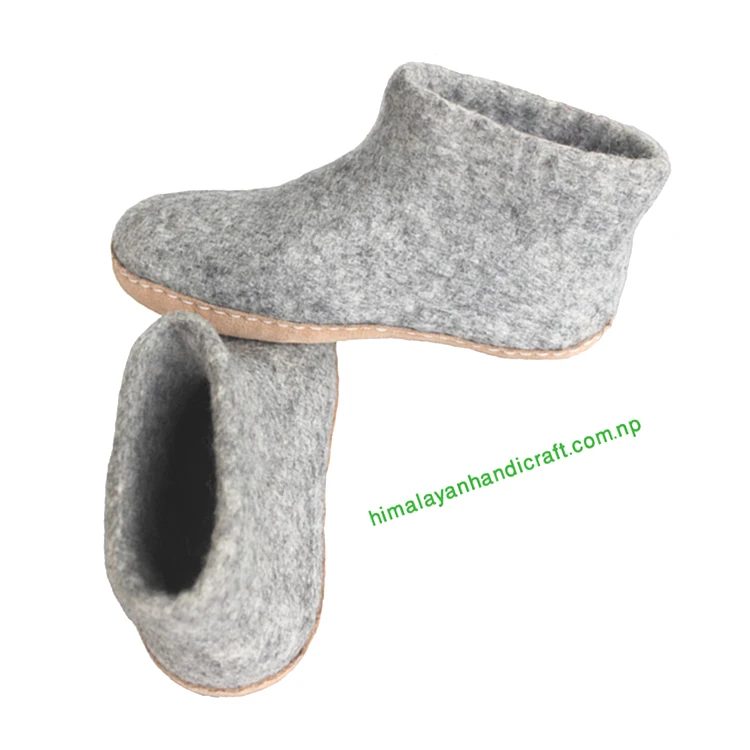 Handmade in Nepal Felt Boot/Shoes