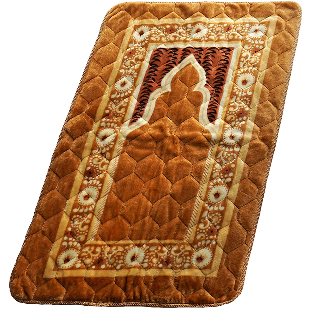Thick foam digital print luxury prayer mat for muslims non slip wholesale travel janamaz manufacturer