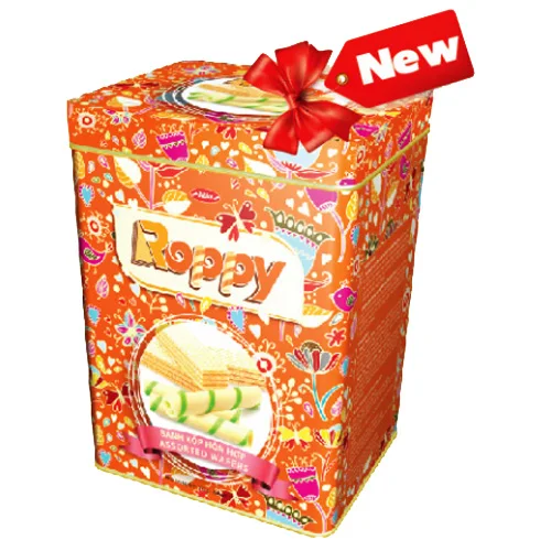 ROPPY Assorted biscuits in tin box 672g