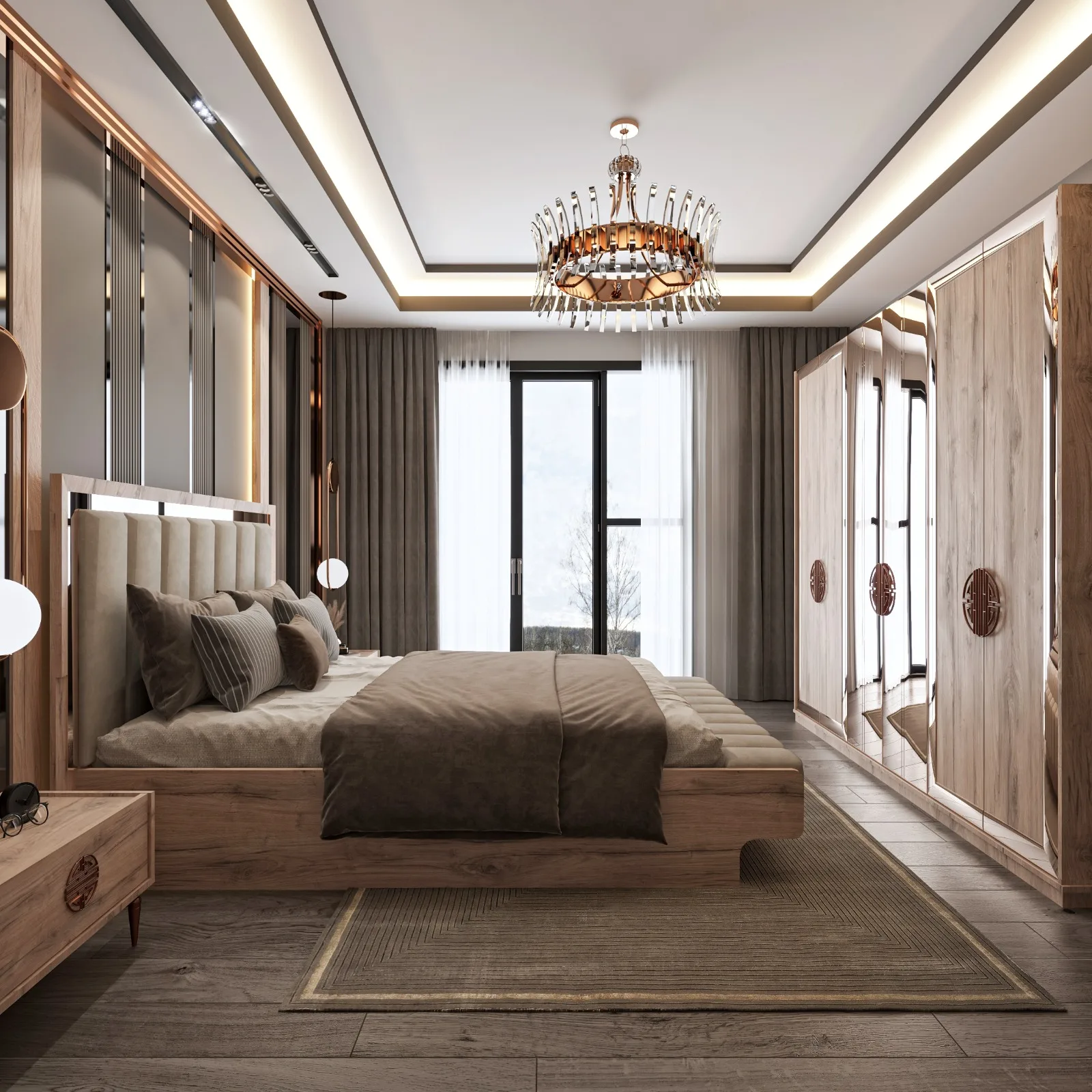 Hotel Project  Custom Made 5 Star Luxury Modern Hotel Bed Room Furniture Bedroom Set Hotel Furniture