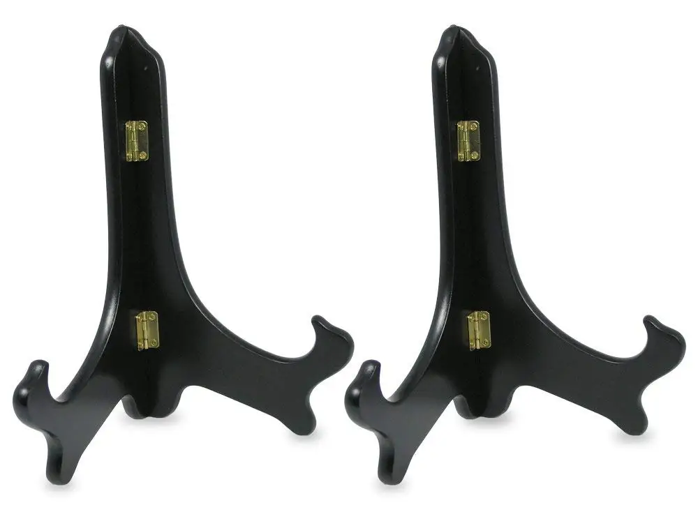 Mango Wood Folding Plate Stand Kitchen Plate Rack Dish storage holders & racks Cabinet Organizer For Dish Plate Cup