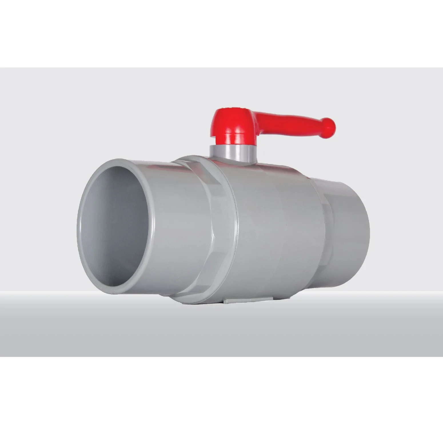 One Year Warranty Water Media General Application Hand Operated Plastic Valve with Red Handle Big Size