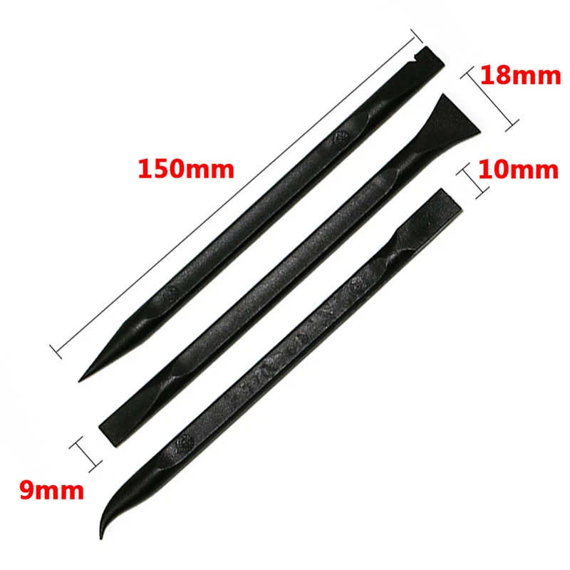 3 PCS  Carbon Fiber Plastic Spudger for Mobile Phone Repairing Opening Pry Tool Anti-static Spudger Kit