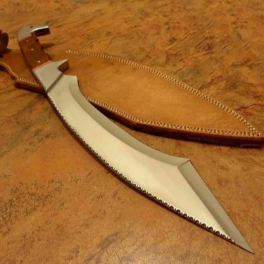 
 Просто потрясающий нож ручной работы из стали 440c для охоты и Боуи с ручкой из микрокарты  