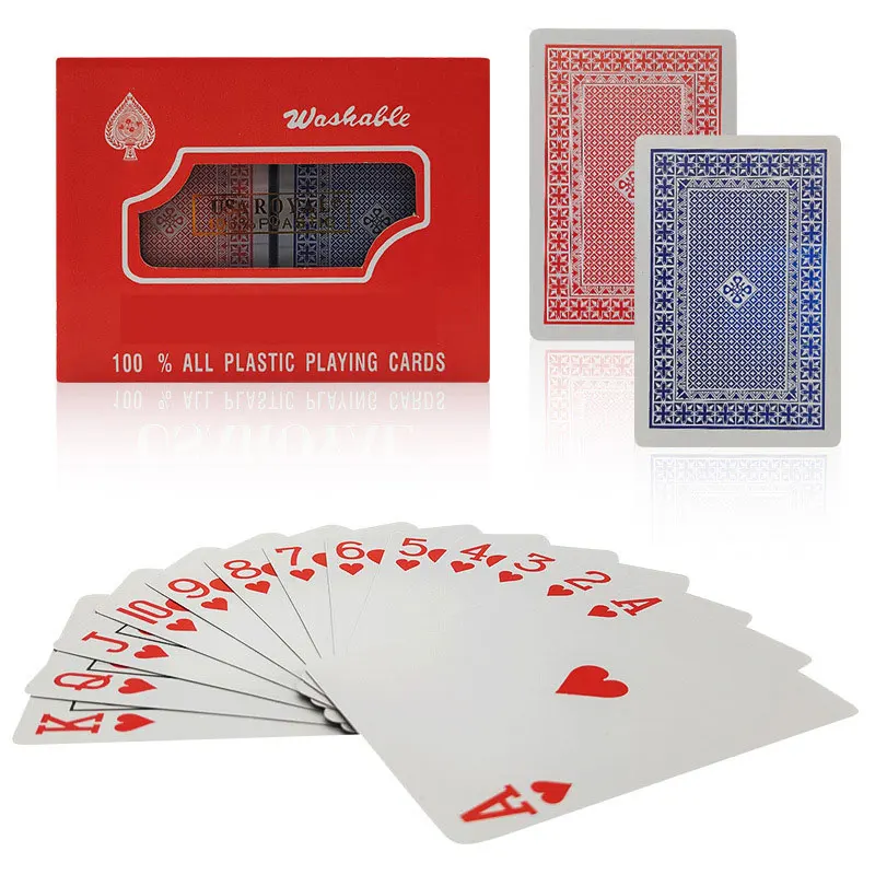 Professional Luxury Premium Desk Logo Playing Plastic Poker Cards Custom Printing