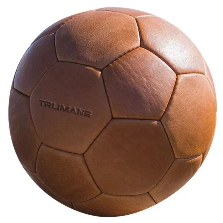 Vintage Retro Old Fashioned Football  100% Genuine Leather Antique Soccer Ball Vintage Leather Rugby Ball Leather Rugby Ball