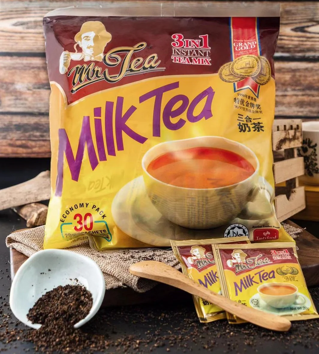 Ready To Drink OEM Flavor Tea Powder Energize Original MR TEA Instant Milk Tea Mix 3 in 1 20g x 30s x 30p with Non-dairy Creamer