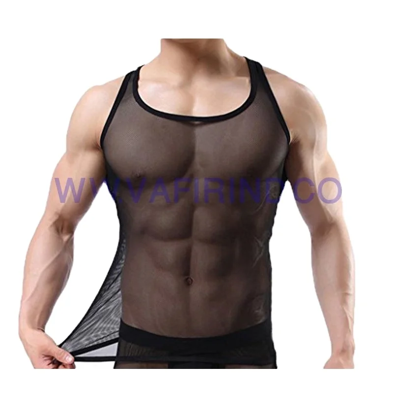 Мужские сетчатые майки