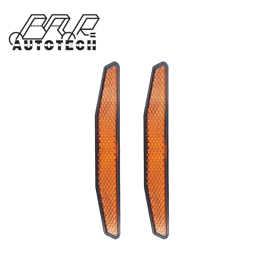 Emark ABS материал пластик скутер велосипед Мотоцикл аксессуары Янтарный отражатель