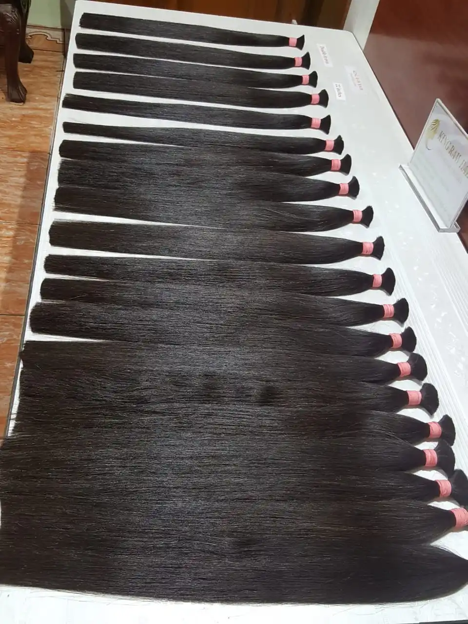 Лидер продаж Натуральные Прямые Волосы KingRawHair 22 дюйма человеческие волосы вьетнамские двойные натянутые 100% наращивание волос