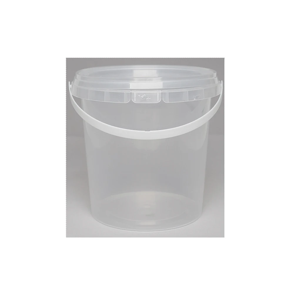 
Round plastic jar 1180 ml with control lock and lid any color request wholesale from manufacturer 