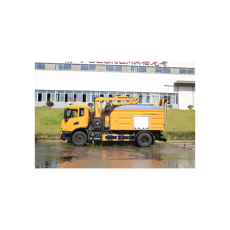 FULONGMA Garbage Compactor Truck Waste Collection Vehicle Waste Crushing Truck For Sale