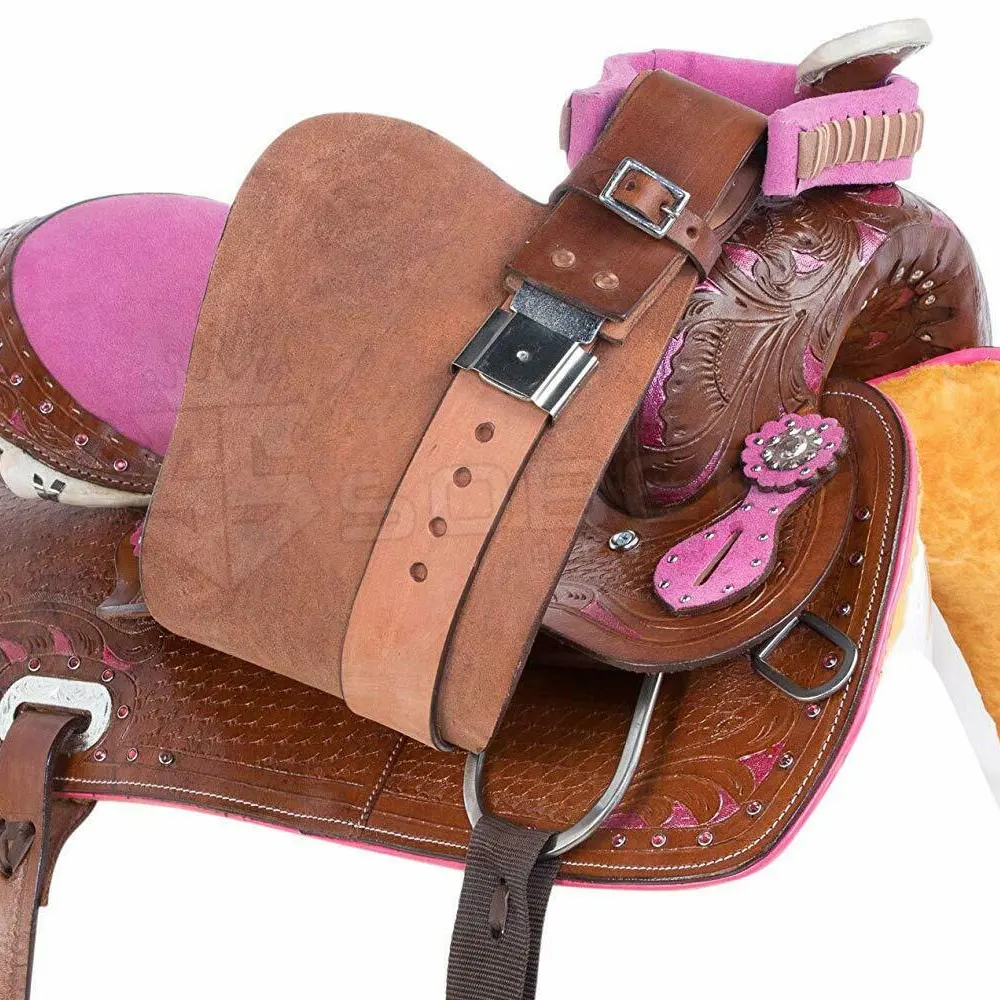 American Leather Saddle Western English Horse Saddle Real Leather Horse Riding Products