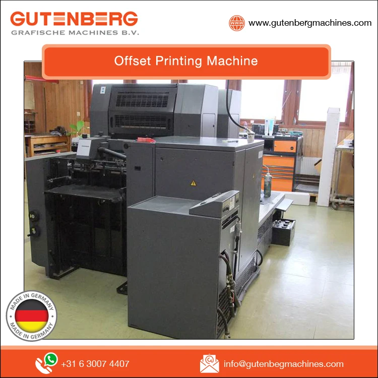 Nominal Price Hot Selling Used Offset Printing Machines from Trusted Dealer